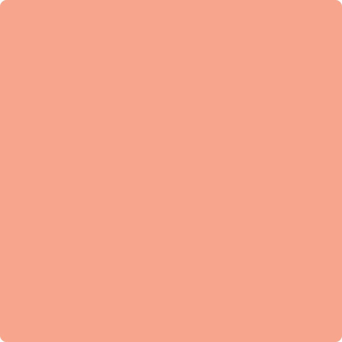 18-Monticello: Peach a paint color by Benjamin Moore avaiable at Clement's Paint in Austin, TX.