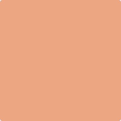 68-Succulent: Peach a paint color by Benjamin Moore avaiable at Clement's Paint in Austin, TX.