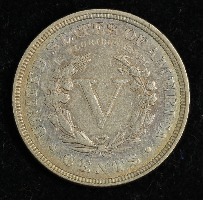 1897 5c Liberty V Nickel Five Cent Coin