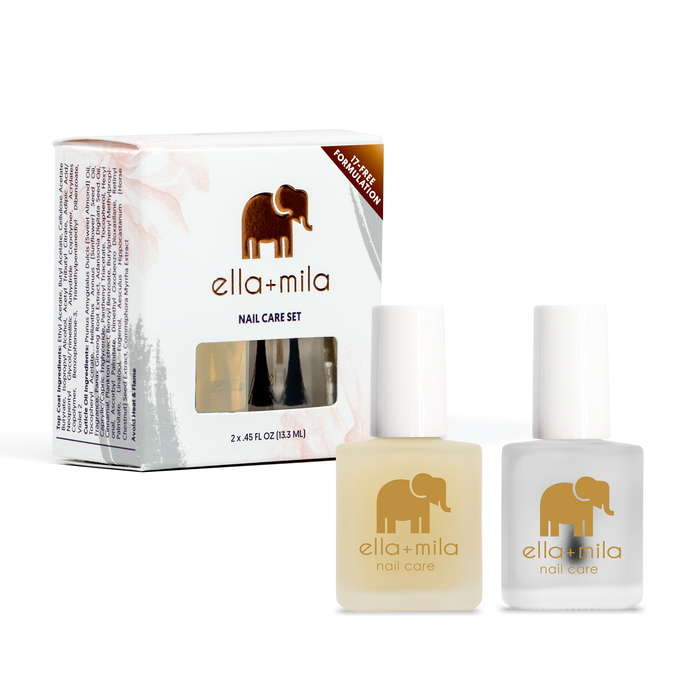 Top & Base Duo base coat and top coat set with its gift box