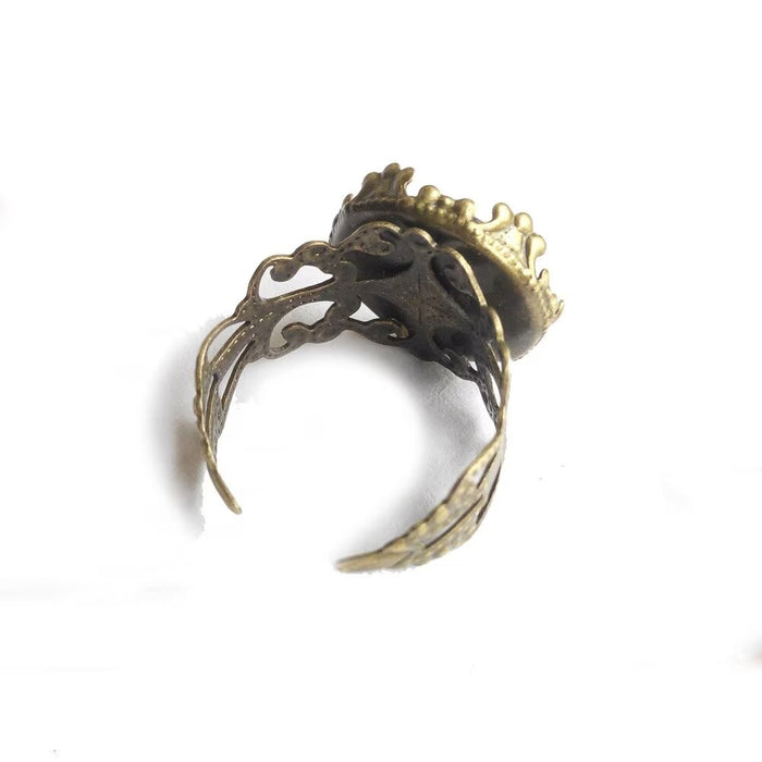 Agaou Veve Voodoo Ring Fashion Jewelry Agaou Veve Vodou Symbol Art Cute Gift Cosplay Charm