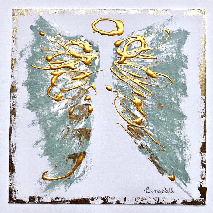 Angel Abstract XII painting Emma Bell - Christenberry Collection