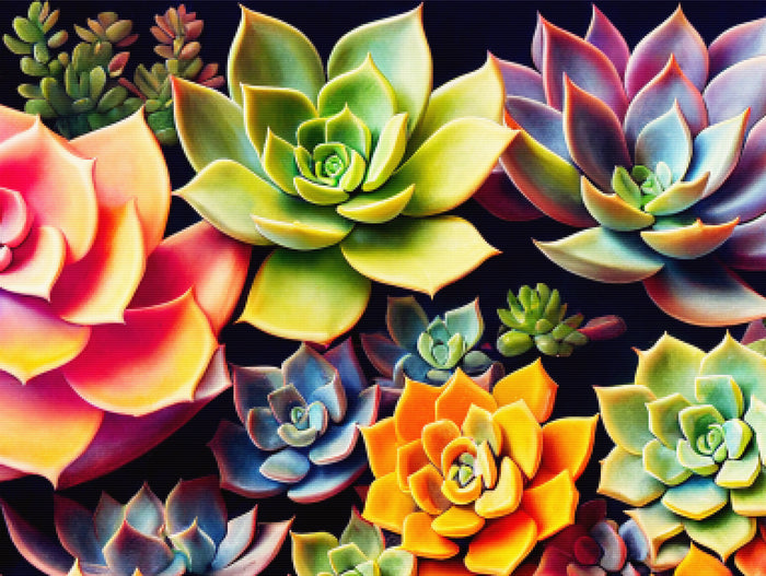 Beautiful Colorful Succulents