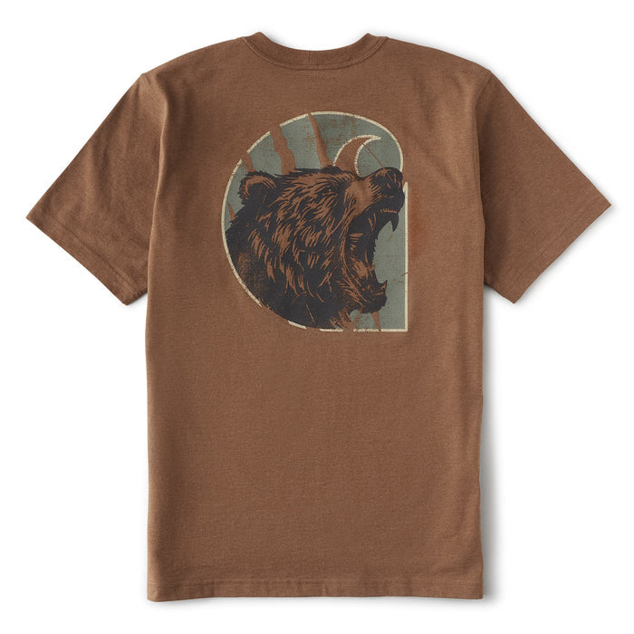 Carhartt Men's Irvine Bear Graphic Relaxed Fit Pocket Short Sleeve T-Shirt T-Shirts Carhartt