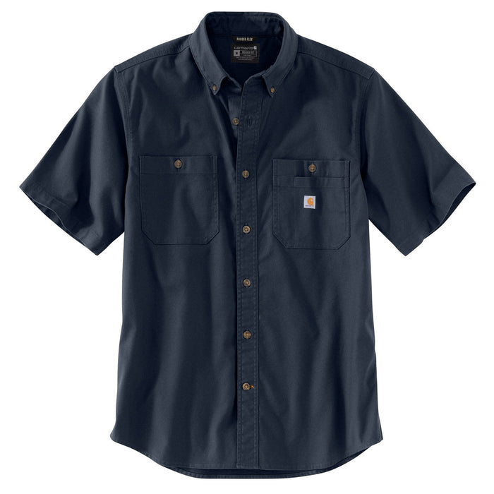 Carhartt Men's Rugged Flex® Relaxed Fit Midweight Canvas Work Shirt Work Shirts Carhartt