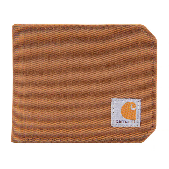 Carhartt Nylon Duck Bifold Wallet Wallets Carhartt Carhartt Brown OS