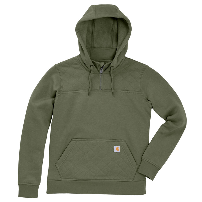 Carhartt Women's Paxton Quilted RF 1/4 Zip Hoodie Sweatshirts & Hoodies Carhartt