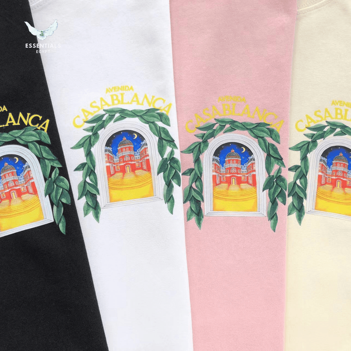 Casablanca T-Shirt – Garden Arch Print - ESSENTIALS EGYPT