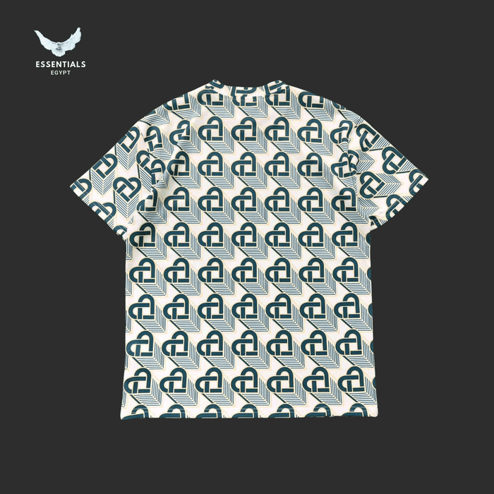 Casablanca T-Shirt – Monogram All-Over - ESSENTIALS EGYPT