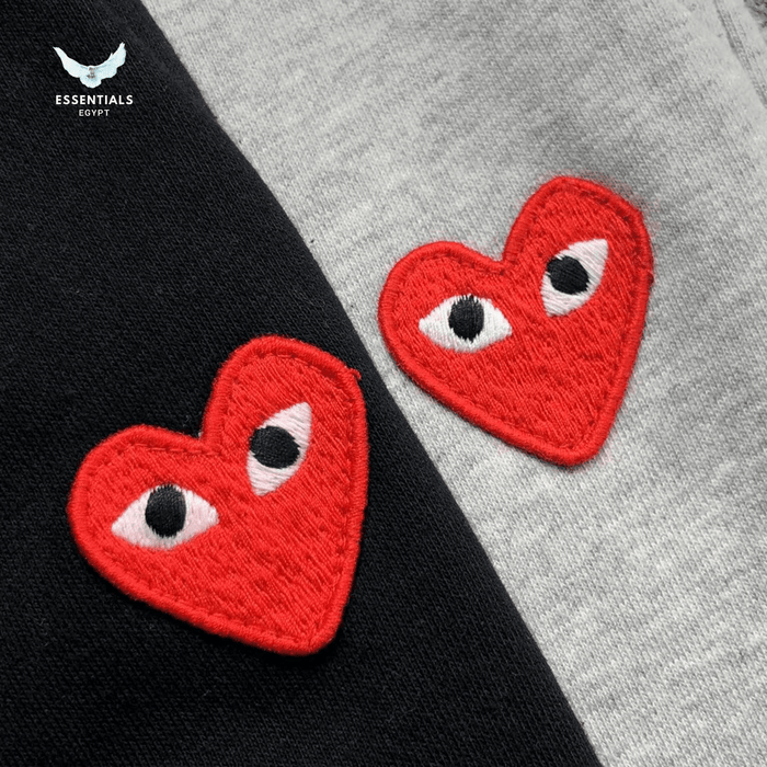 CDG Play Trousers – Red Heart - ESSENTIALS EGYPT