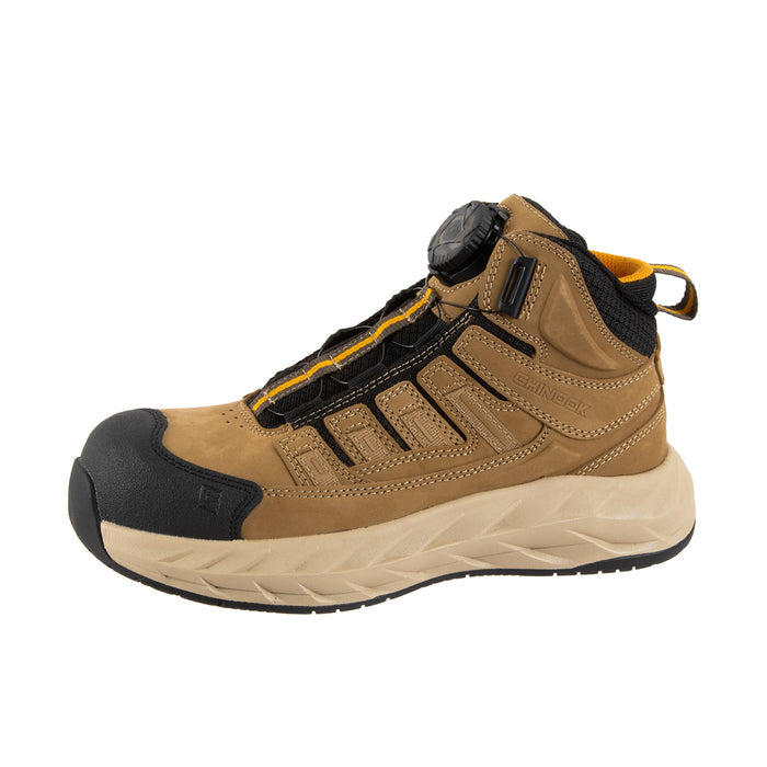 Chinook Footwear Men's Pro Safety Mid Comp Toe Work Shoe Work Shoes Chinook Footwear
