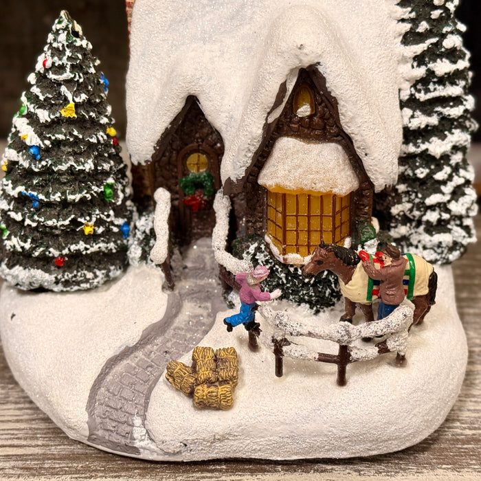 Christmas Cottage Scene