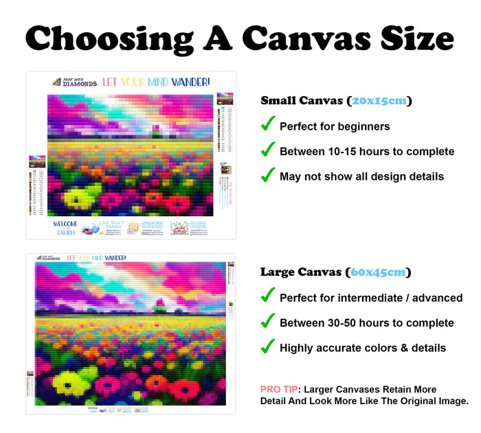 Colorful Waves Of Flowers