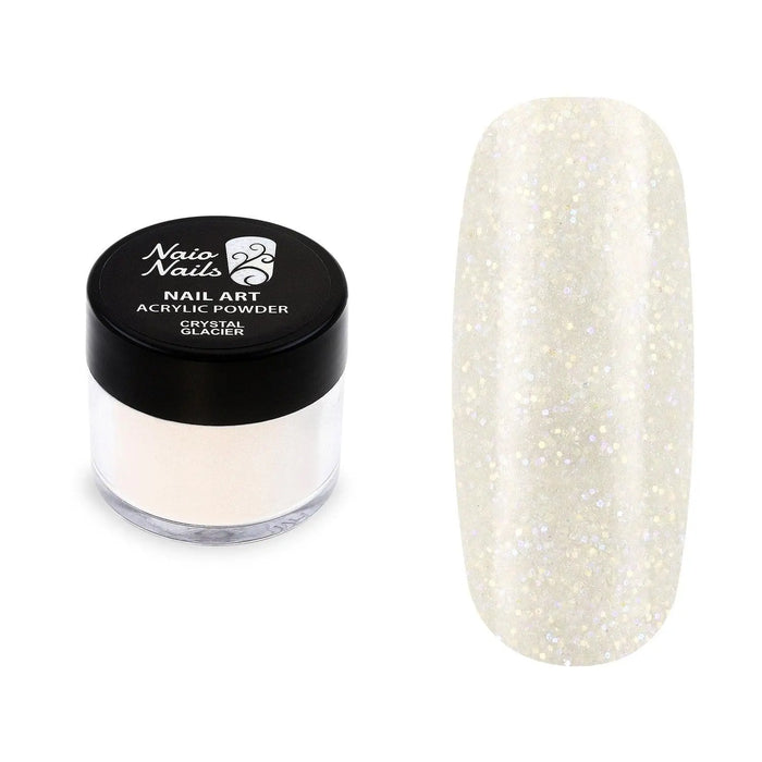 Crystal Glacier Shimmer Acrylic Powder - 12g Naio Nails