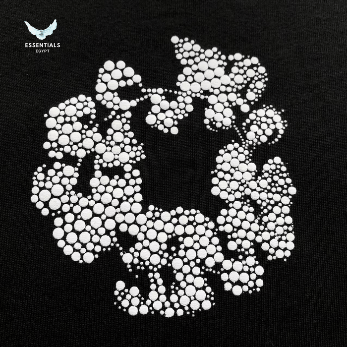Denim Tears T-Shirt – White Cotton Wreath All - Over - ESSENTIALS EGYPT