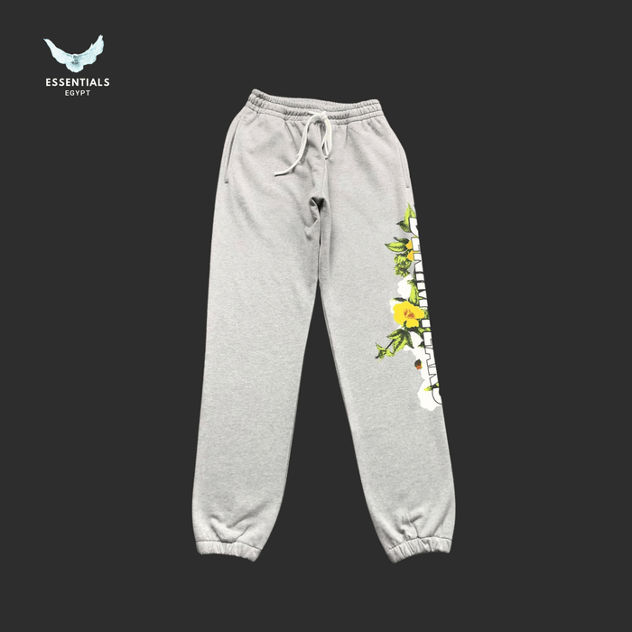 Denim Tears Trousers – Grey Graphic Print - ESSENTIALS EGYPT
