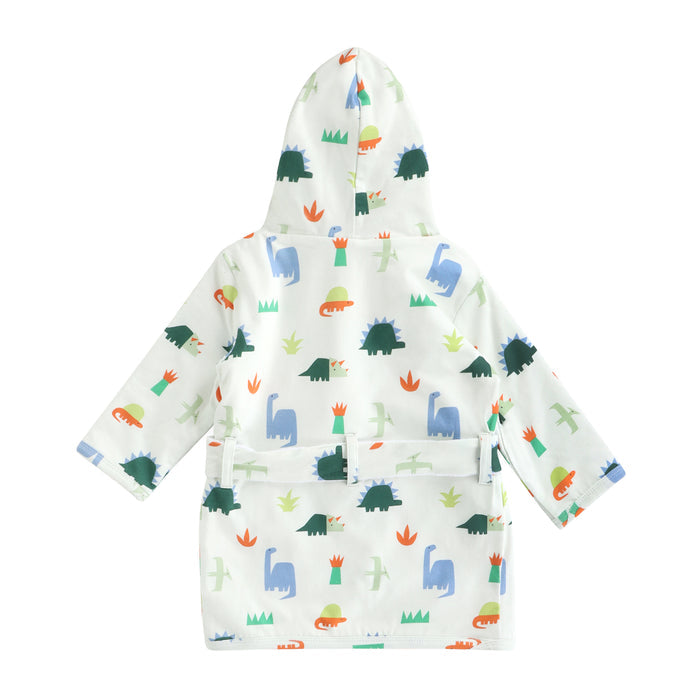 Dino Baby Bathrobe Back (Organic Jersey)