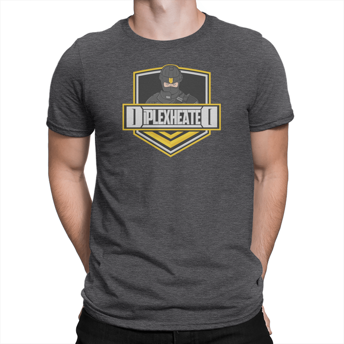 DiplexHeated Logo - Unisex Shirt Heather Charcoal