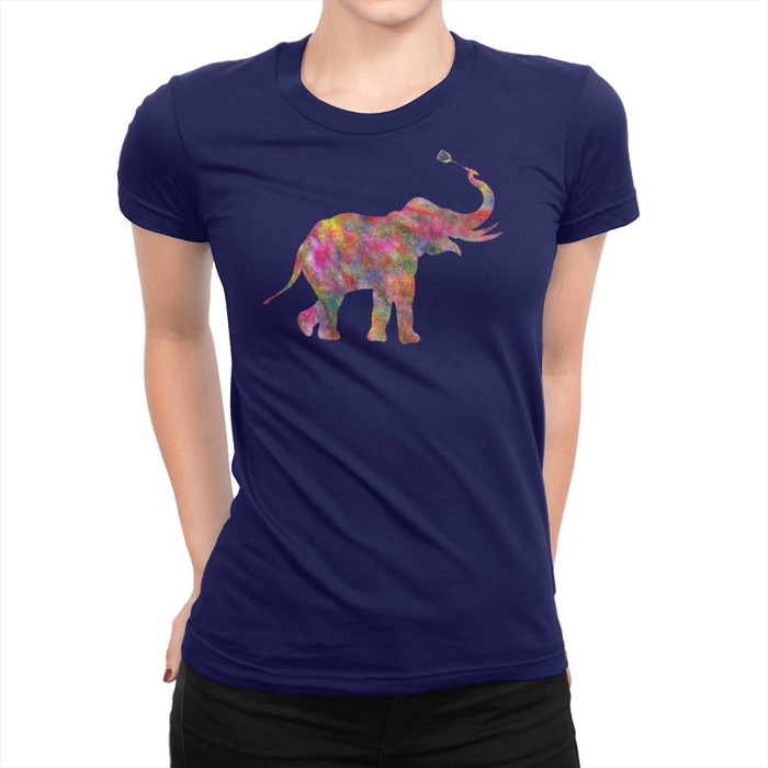 Elephant - Ladies T-Shirt Navy