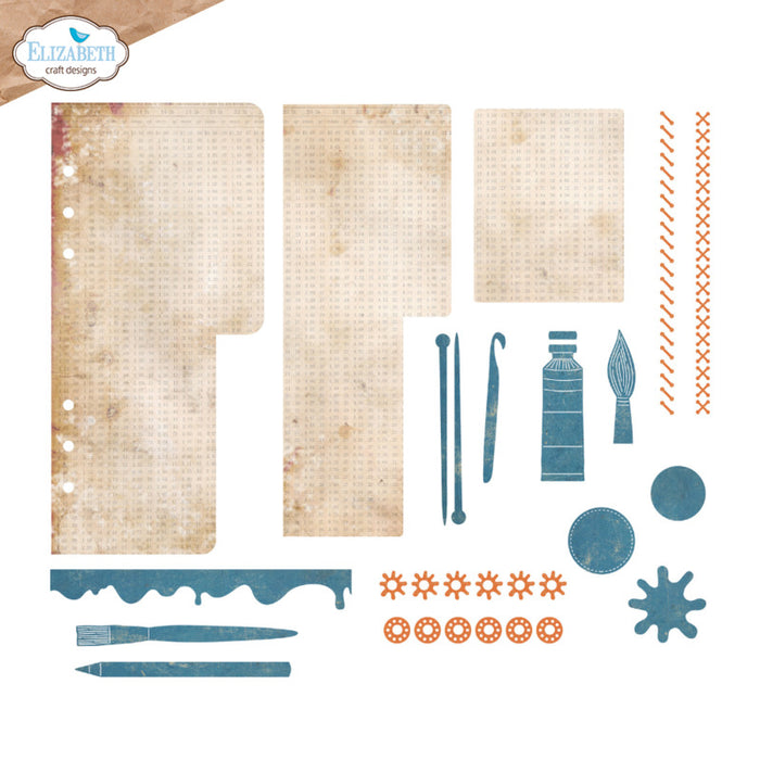 Elizabeth Craft - Die - Home Hobbies. Includes 17 Dies. Available at Embellish Away located in Bowmanville Ontario Canada.