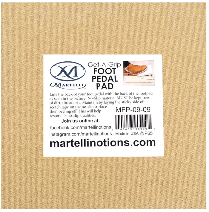 Get A Grip Foot Pedal Pad - 9 in x 9 in