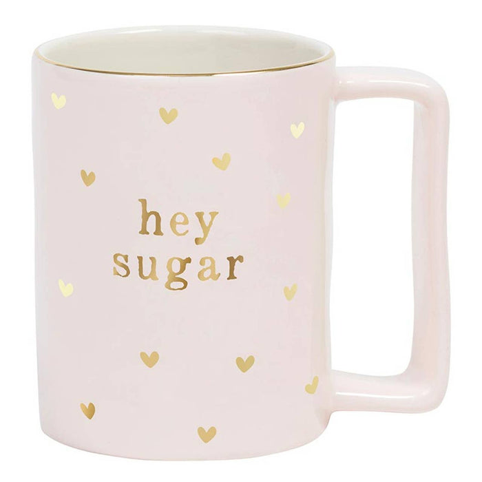 Gold Foil Organic Mug - Hey Sugar