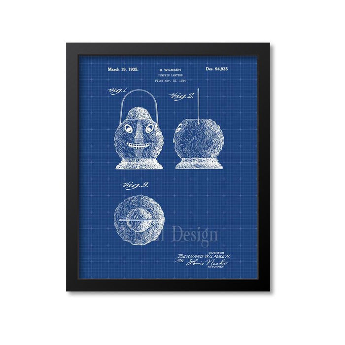 Halloween Art Patent Print