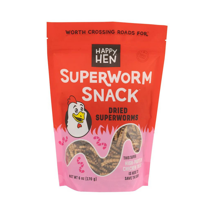Happy Hen Superworm Snack Chicken Treats - Pittsboro Feed