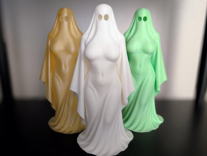 Haunting Elegance – Modern Gothic Lady Ghost – Home Decor