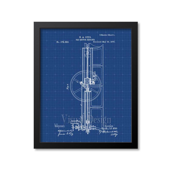 Internal Combustion Engine Patent Print