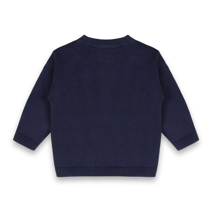 Jolly Truck Applique Sweater Knit Baby Pullover & Pant Set (Organic Cotton)