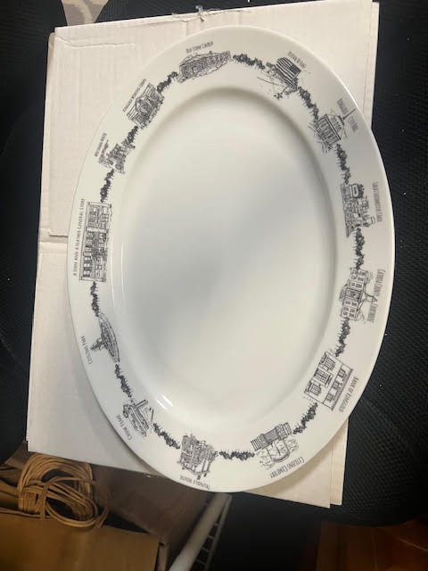 Large Oval Ringgold Platter