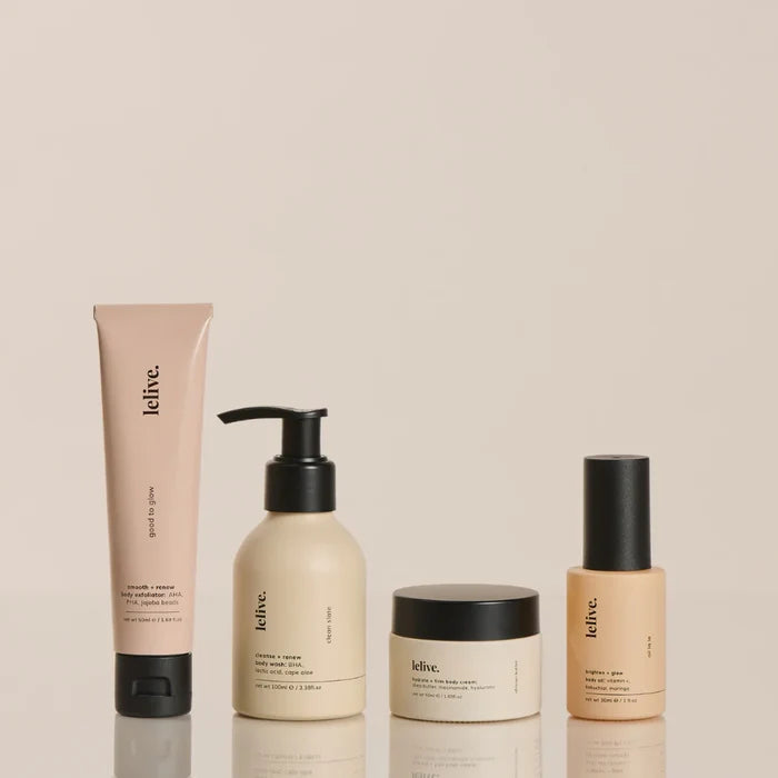 Lelive - body glow up: mini edition | 4-piece set