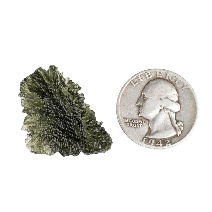 Moldavite 4.23 g 32x23x7mm - InnerVision Crystals