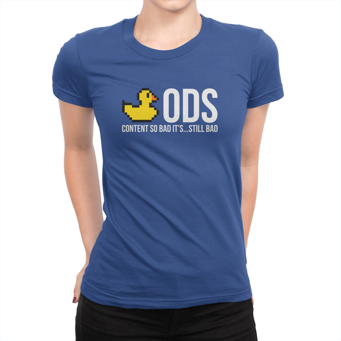 Official Duck Studios Logo - Ladies T-Shirt True Royal