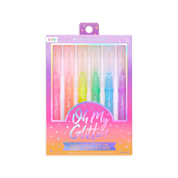 Oh My Glitter! Liquid Neon Glitter Highlighters