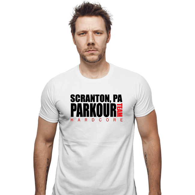 Shirts Fitted Shirts, Mens / Small / White Parkour Team