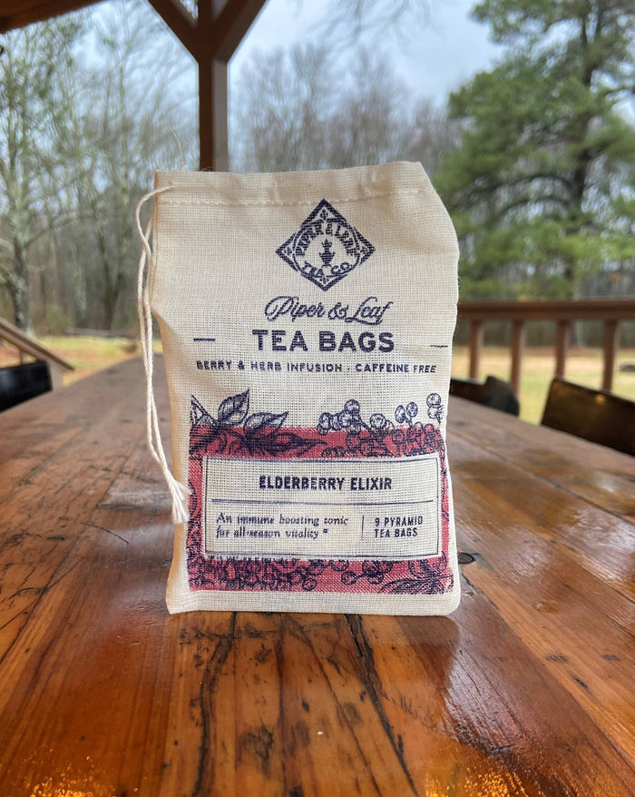 Piper & Leaf Elderberry Elixir 9ct Tea Bags