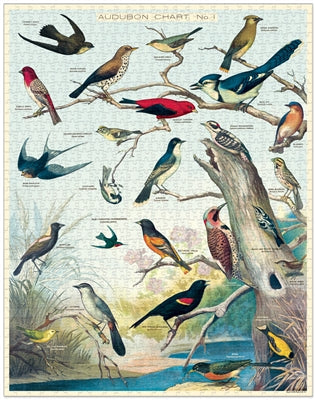 PUZZLE AUDUBON BIRDS, 1000PC