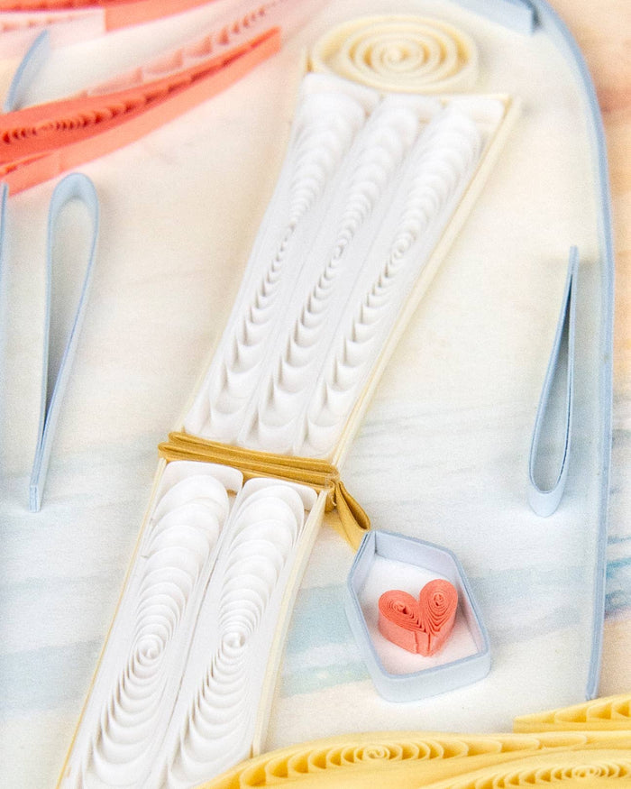 Quilling Card - Message in a Bottle