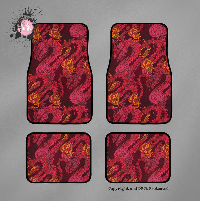 Red Dragon Car Mats