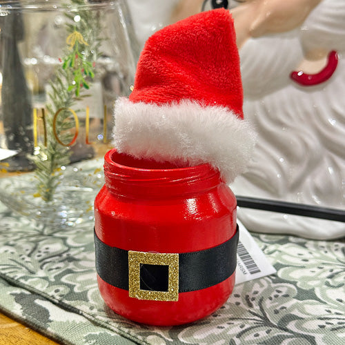 Santa Hat Jar