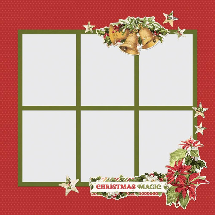 Simple Stories - Simple Pages Page Pieces - Simple Vintage Yuletide. Christmas Magic. Available at Embellish Away located in Bowmanville Ontario Canada. Example by Brand Ambassador.
