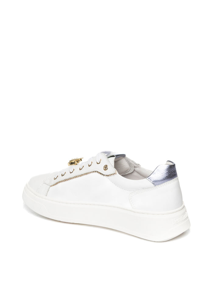 NERO GIARDINI Sneaker pelle bianco/blu E513060D CILE-PLAT