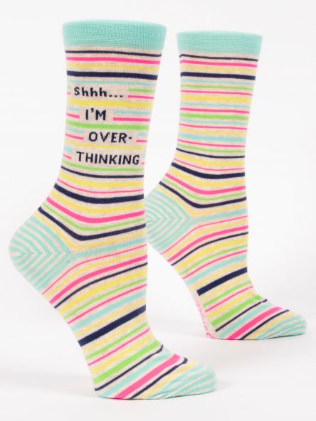 SOCKS SHHH ... I'M OVERTHINKING