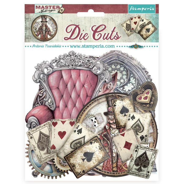 Stamperia - Die Cuts - Master of Magic. Available at Embellish Away located in Bowmanville Ontario Canada.