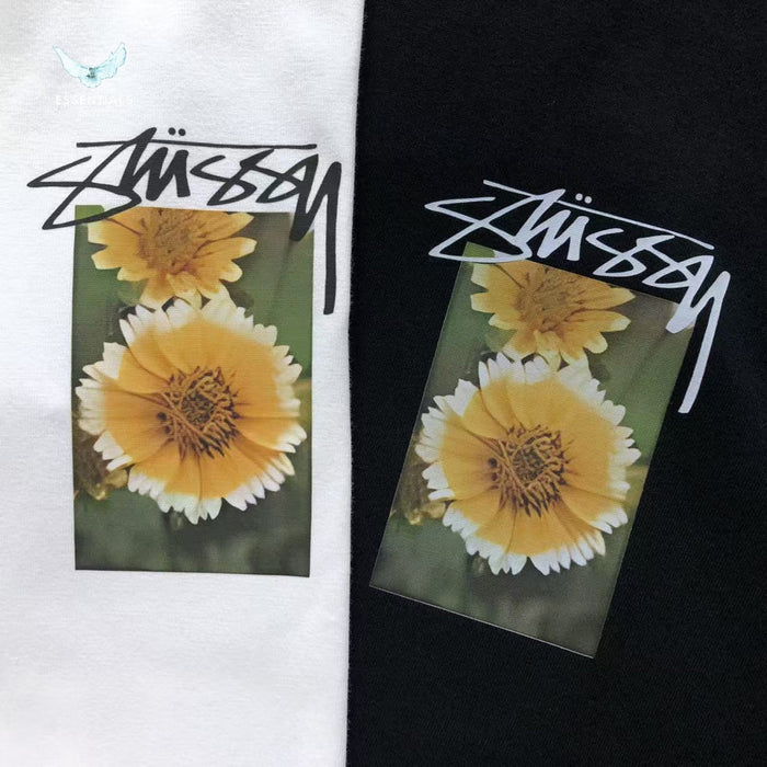 Stussy Flower Grid Pigment Dyed Long-Sleeve Tee