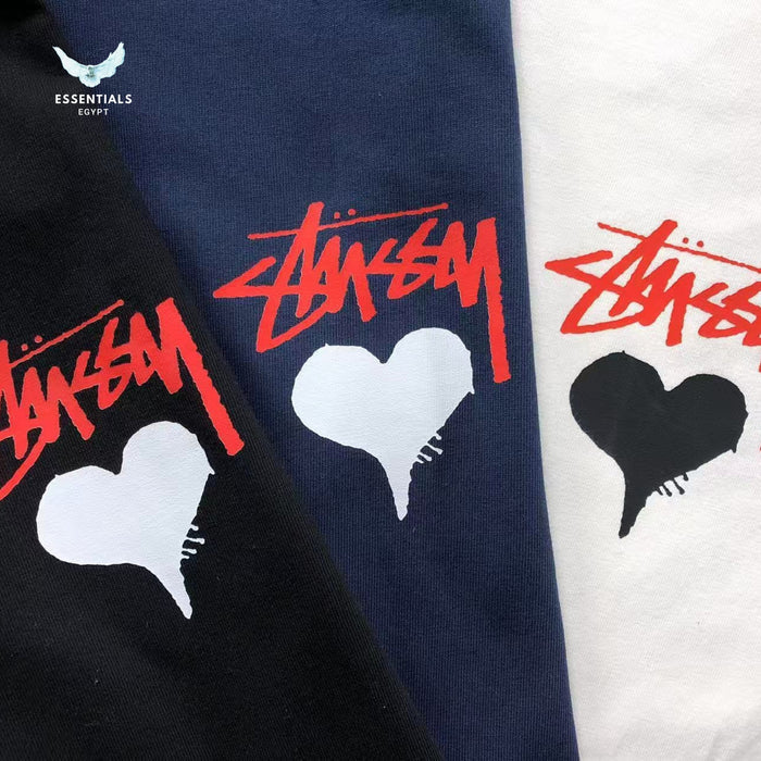 Stussy Stock Heart Long Sleeve Sweatshirt