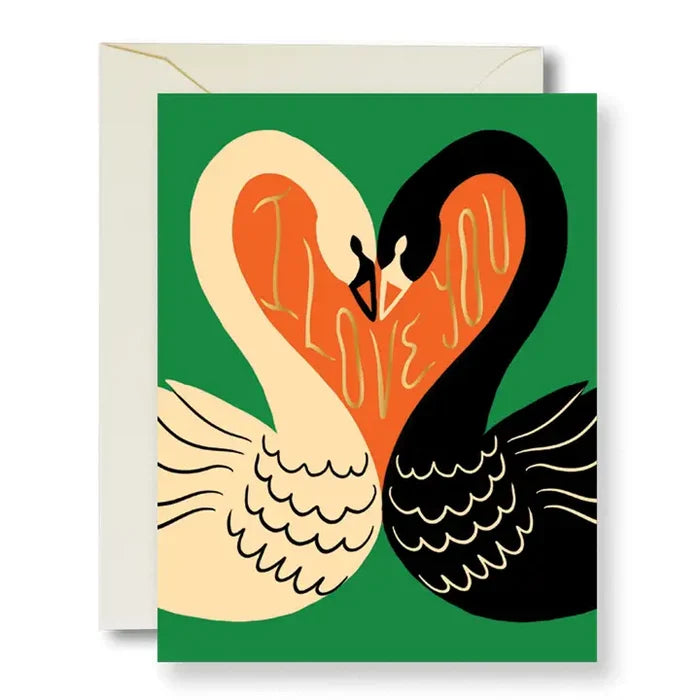 Swan Love Card