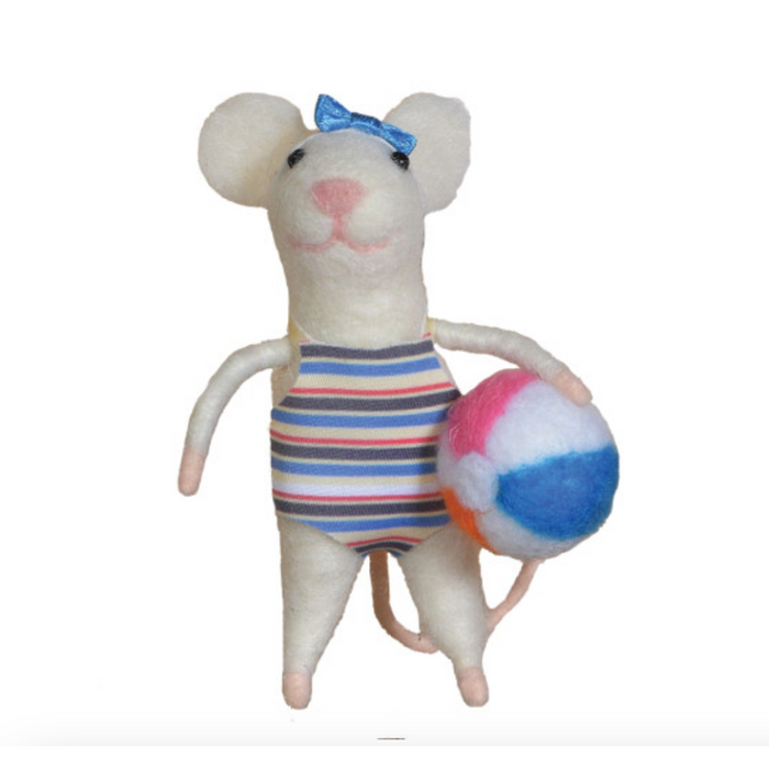 Swimmer Gal Mouse Ornament